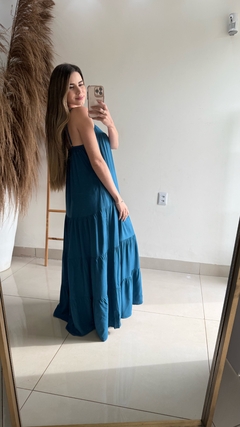 Vestido Soraia Petróleo na internet