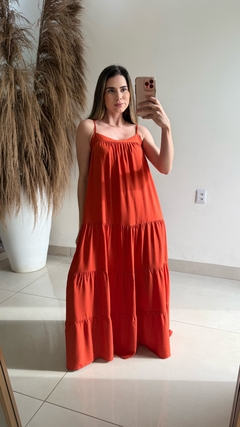 Vestido Soraia Laranja - comprar online