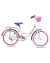 BICICLETA NENA FLEXYGIRL R20 BLANCO/VIOLETA - comprar online