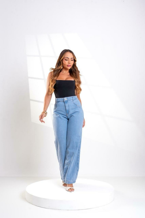 Calça Wide Jeans Clara
