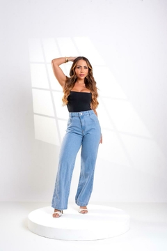 Calça Wide Jeans Clara na internet