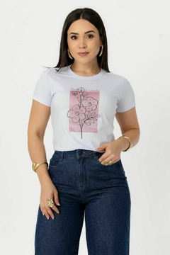 T-shirt Floresça