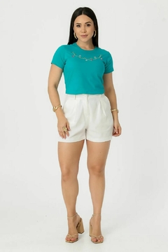 T-shirt Verde Jade na internet