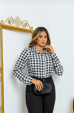 Camisa Xadrez Olivia - Dettaly Modas