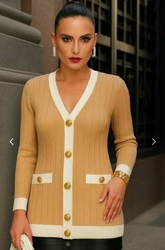 Casaco Tricot Channel