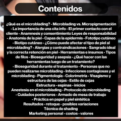 Curso Online MICROBLADING - Valor inscripción - CURSO DE INICIO - 2 meses - Valor Inscripción: - Estética 360º