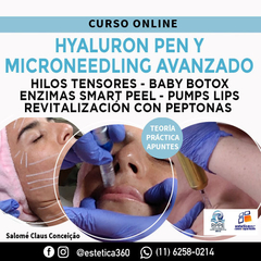 Curso Online Hyaluron Pen y Microneedling AVANZADO - - HILOS TENSORES/BABY BOTOX/SMART PEEL/PEPTONAS - Teorico Práctico- CURSO CORTO DE ACTUALIZACION PROFESIONAL - comprar online