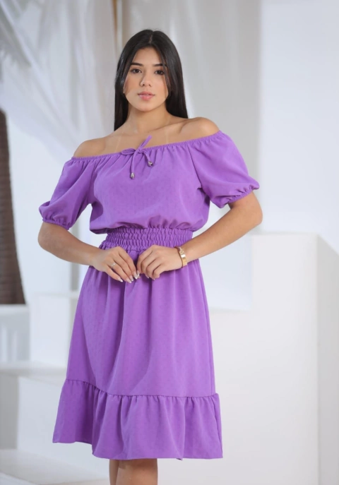 VESTIDO CURTO MANGA PRINCESA JUVENIL II