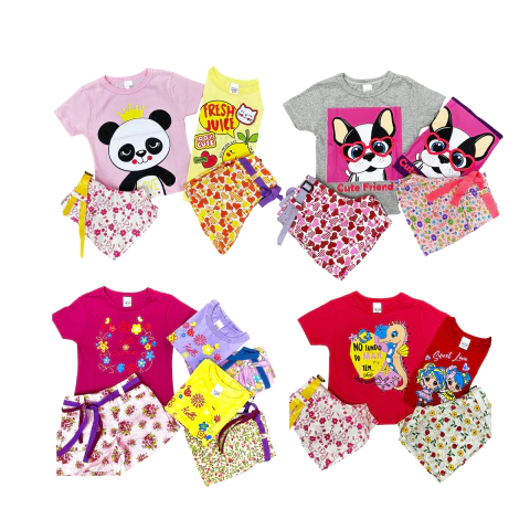 COMBO 4 CONJUNTOS GIRLS VERAO II