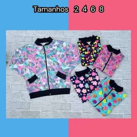 JAQUETA BOMBER ESTAMPADA INFANTIL