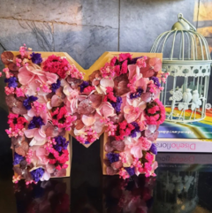 Letra Floral Only. (19cmx22cm)