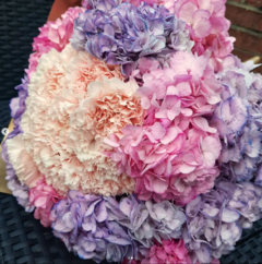 Bouquet de Hortensias Naturales Frescas - comprar online