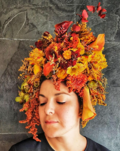 Diadema con Flores Naturales Secas & Frescas - comprar online