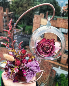 Tesoro Floral Decorativo Preservado (23cm Alto) - comprar online