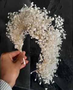 Diadema para Novia Whites Baby's Breath (Importado)