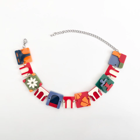 Choker Colonial - Colorido - comprar online