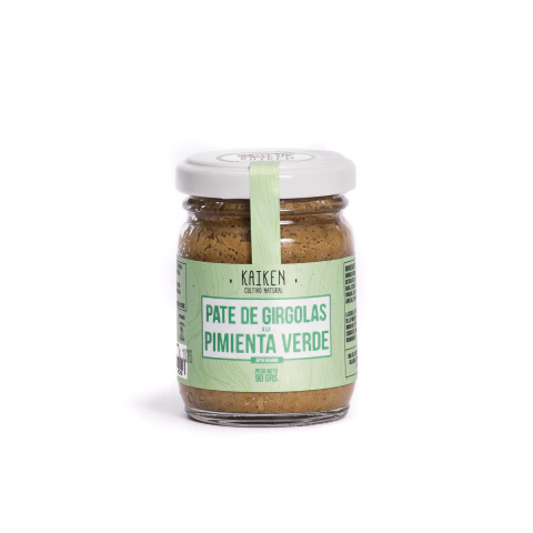 PATÉ GIRGOLAS a la Pimienta Verde x 90GR - Vegano