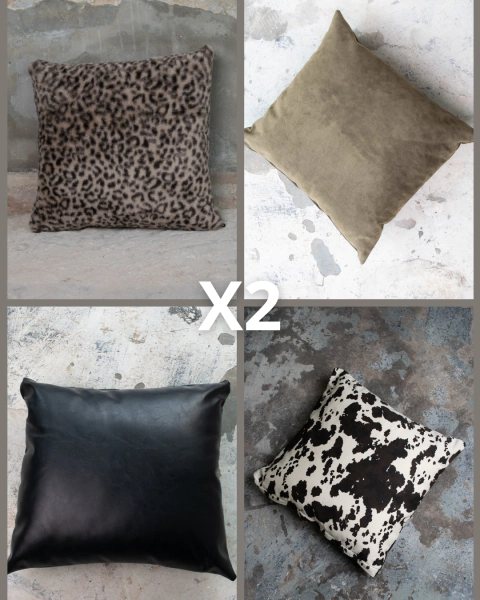 SET x2 almohadones cuadrados surtidos [pre order ] - comprar online