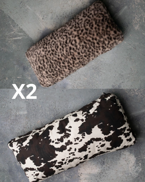 SET x2 almohadones rectangulares surtidos [pre order] - comprar online