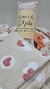 Manta meu Soninho Coração da Mamãe (bege/corações branco, vermelho) - comprar online