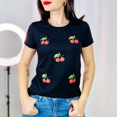 T-SHIRT CHERRY BLACK
