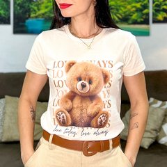 T-SHIRT BABY LOOK URSINHO na internet