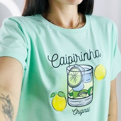 T-SHIRT BABY LOOK CAIPIRINHA VERDE BEBÊ na internet