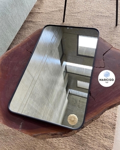 Espejo para baño, rectangular puntas redondas