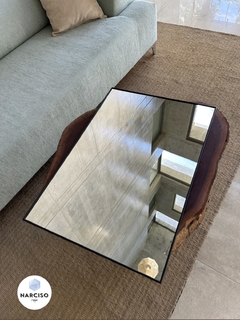 Espejo para baño, rectangular puntas rectas