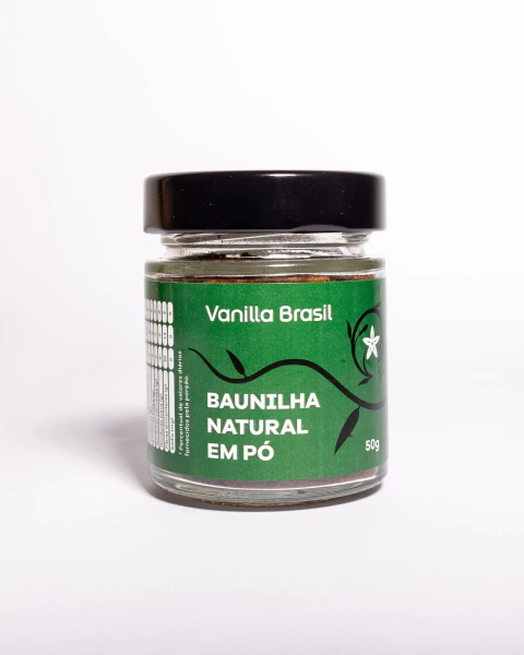 Baunilha natural em pó - 50 gramas - comprar online