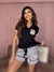 Pijama Elouise preto - Tutodabella - Lingerie 