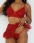 Conjunto Scarlett vermelho na internet