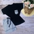 Pijama Elouise preto - loja online