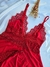 Short doll renda chantilly vermelho - Tutodabella - Lingerie 