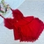 Imagem do Short doll renda chantilly vermelho