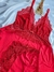 Short doll renda chantilly vermelho - comprar online