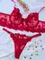 Conjunto pétala sem bojo com aro vermelho - comprar online