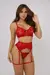 Conjunto sedução vermelho ref.1085