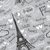 Papel de Parede França Torre Eiffel Cinza Decora Ambientes