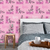 Papel de Parede Rosa Fashion Para Decorar Quarto Sala e Ambientes Femininos