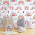 Papel de Parede Infantil Tema Arco-Íris Cute Baby Para Quarto de Criança