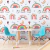 Papel de Parede Infantil Tema Arco-Íris Cute Baby Para Quarto de Criança