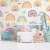 Papel de Parede Infantil Tema Arco-Íris Cute Baby Para Quarto de Criança