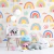 Papel de Parede Infantil Tema Arco-Íris Cute Baby Para Quarto de Criança