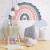 Papel de Parede Infantil Tema Arco-Íris Baby Soft Color Para Quarto de Criança