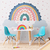 Papel de Parede Infantil Tema Arco-Íris Baby Soft Color Para Quarto de Criança