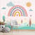 Papel de Parede Infantil Tema Arco-Íris Soft Color Para Decorar Quarto de Criança