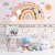 Papel de Parede Infantil Tema Arco-Íris Cute Girls Para Decorar Quarto de Bebê e Criança Personalizado