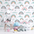 Papel de Parede Infantil Tema Tema Arco-Íris Para Quarto de Menina