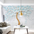 Papel de Parede Adesivo Autocolante Árvore de Flores Estilo 3D Para Decorar Quarto e Sala